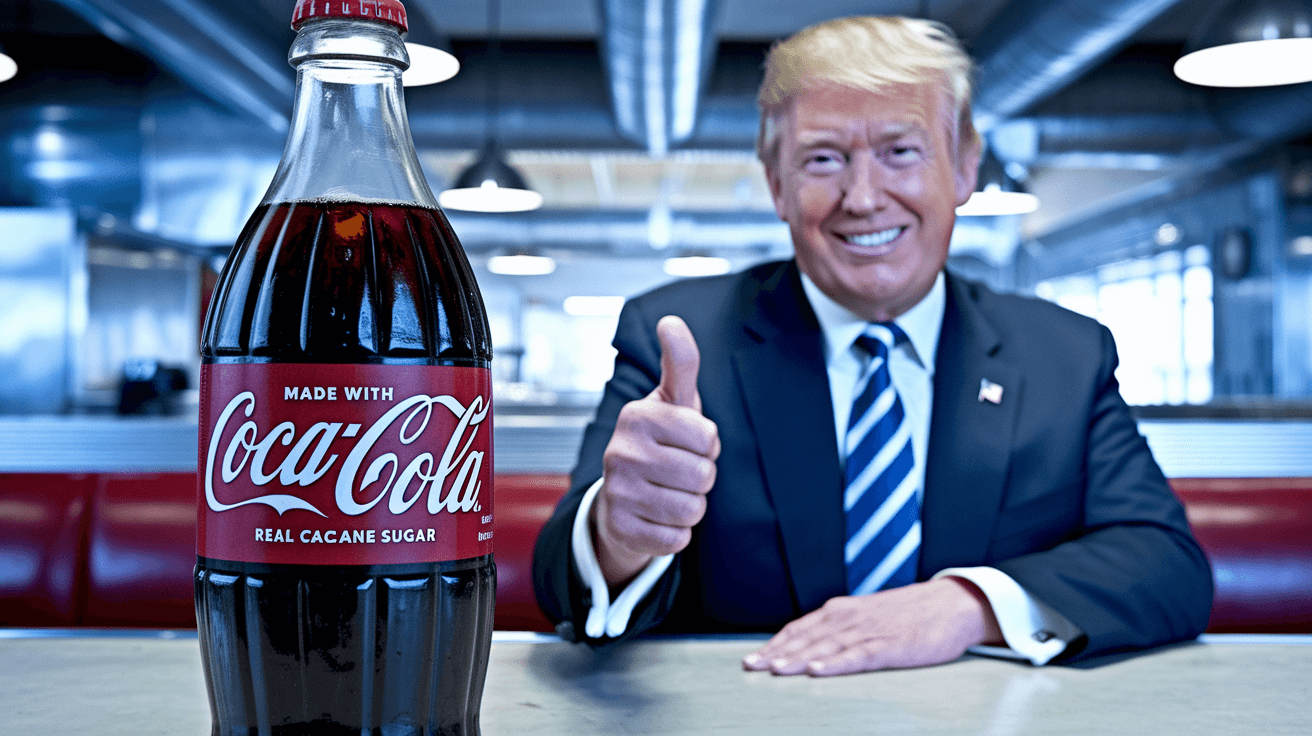 Trump Afirmă că Coca-Cola Va Folosi Zahăr Natural în SUA